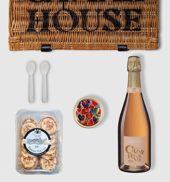 'A Bundle of Love' presented in a wicker hamper