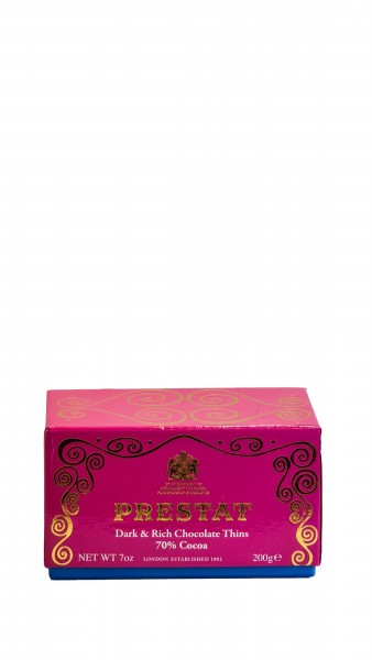 Prestat Dark & Rich Chocolate Thins 70% Cocoa
