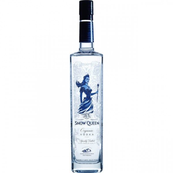 Snow Queen Organic Vodka 40% ABV. France